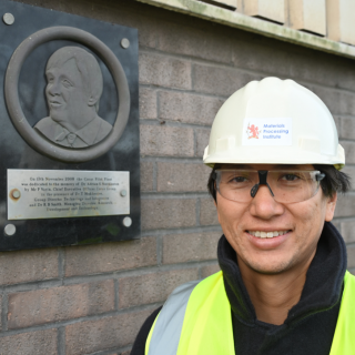 Adrian Normanton Medal winner tours the Normanton Plant